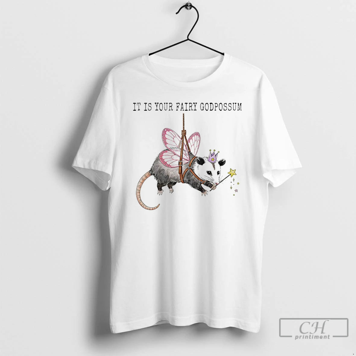 Premium Possum It Is Your Fairy Godpossum T-Shirts, Hoodie, Sweatshirt | ZylaModa.com