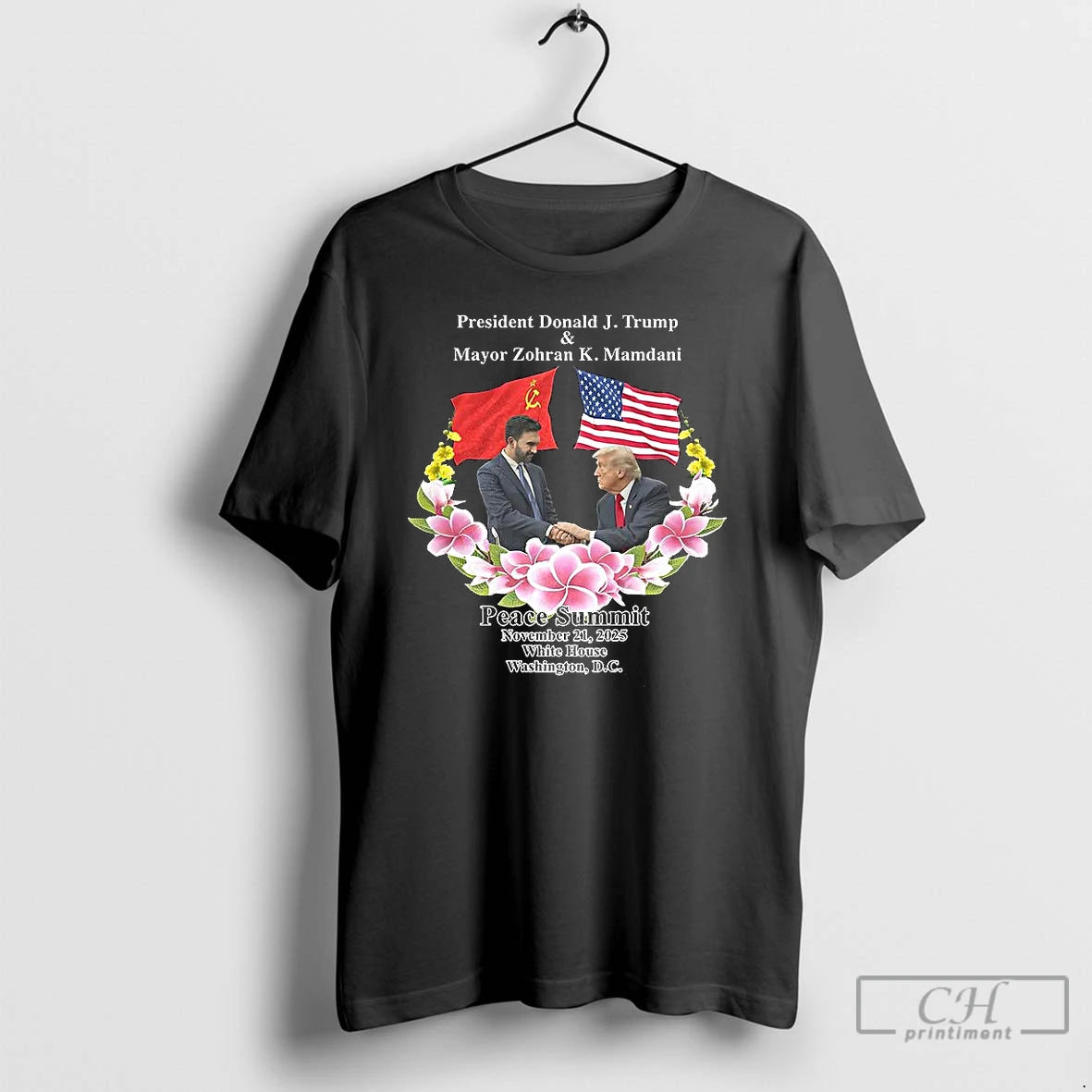 Premium President Donald Trump And Mayor Zohran Mamdani Peace Summit 2025 T-Shirts, Hoodie, Sweatshirt | ZylaModa.com