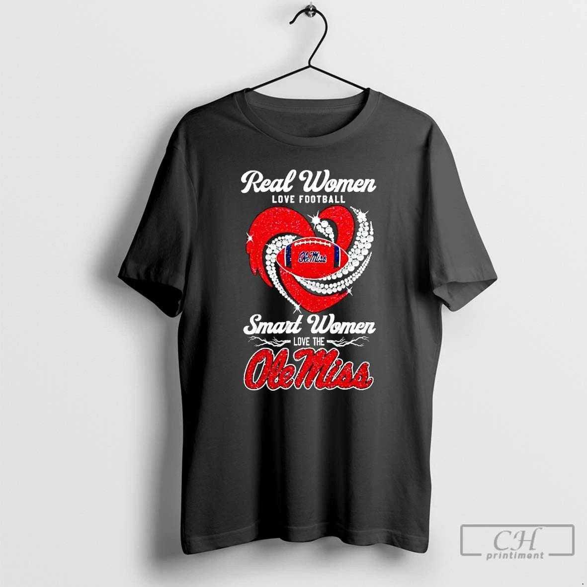 Premium Real Women Love Football Smart Women Love The Ole Miss Graphic T Shirts Sweater Hoodie, Sweatshirt | ZylaModa.com
