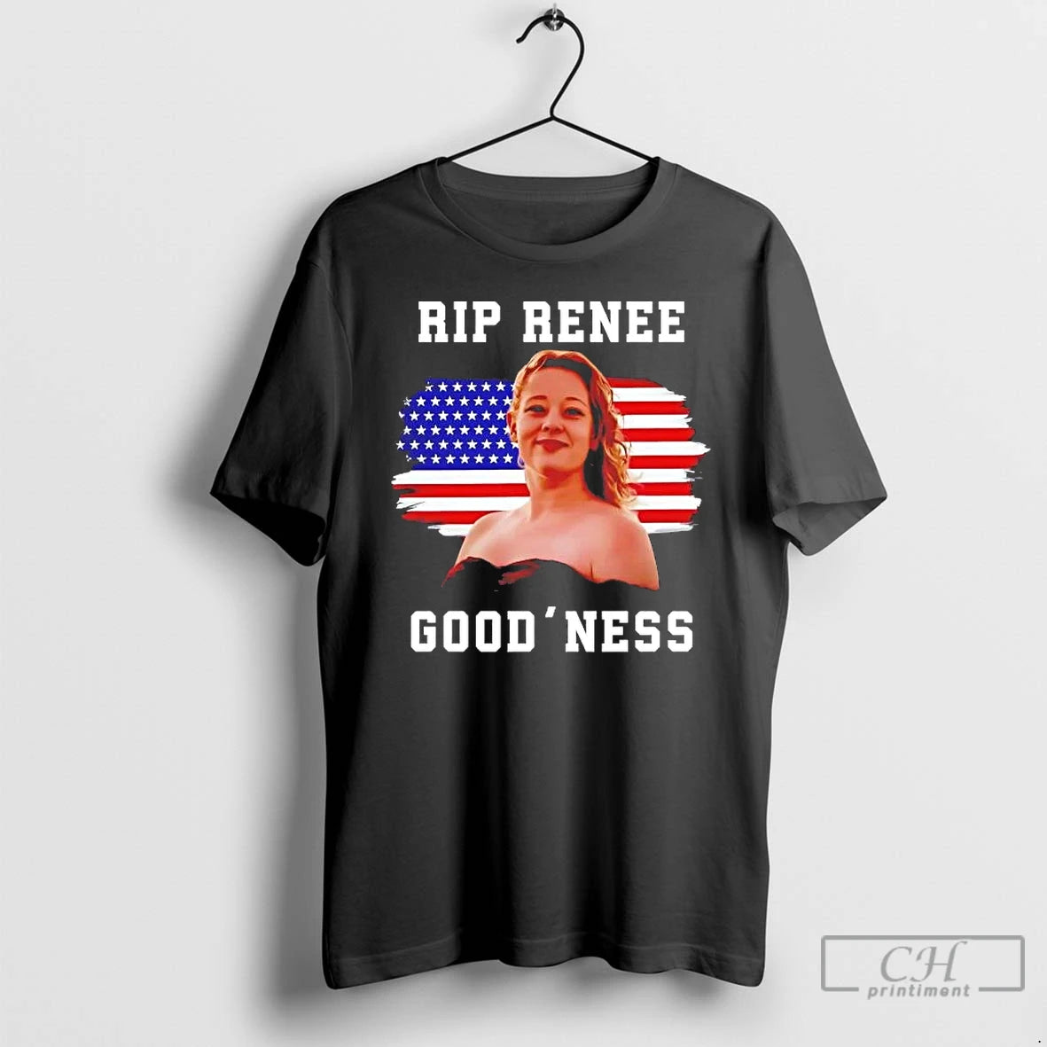 Premium Rip Renee Nicole Good Goodness American Flag T-Shirts, Hoodie, Sweatshirt | ZylaModa.com