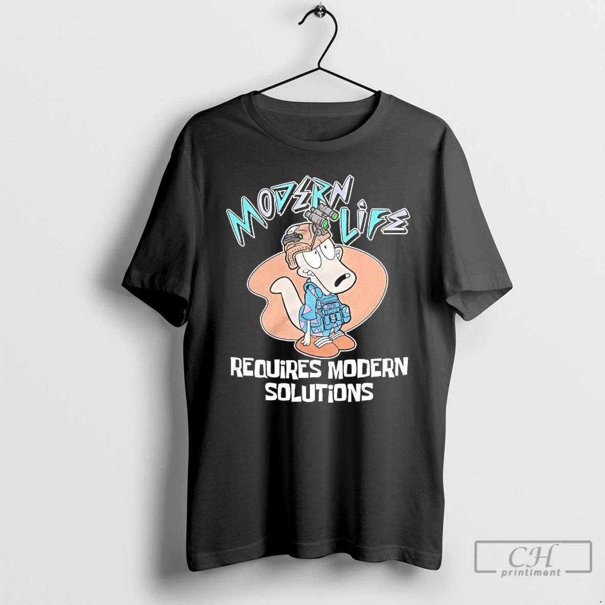 Premium Rocko Modern Life Requires Modern Solutions T-Shirts, Hoodie, Sweatshirt | ZylaModa.com