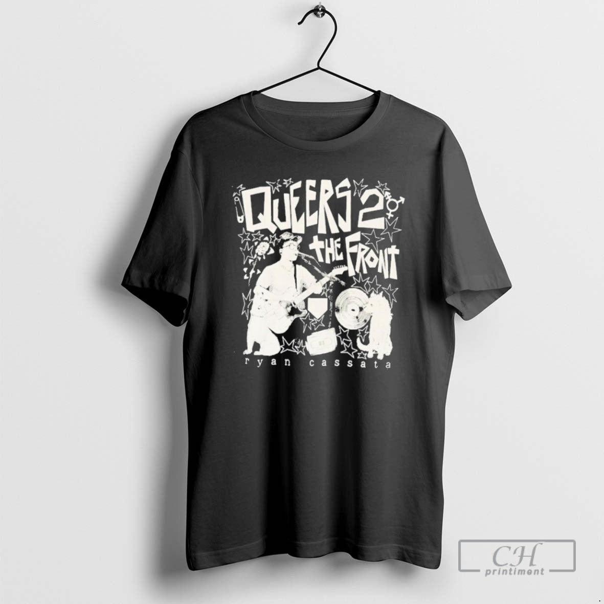 Premium Ryan Cassata Queers To The Front Shirt Sweater Hoodie, Sweatshirt | ZylaModa.com