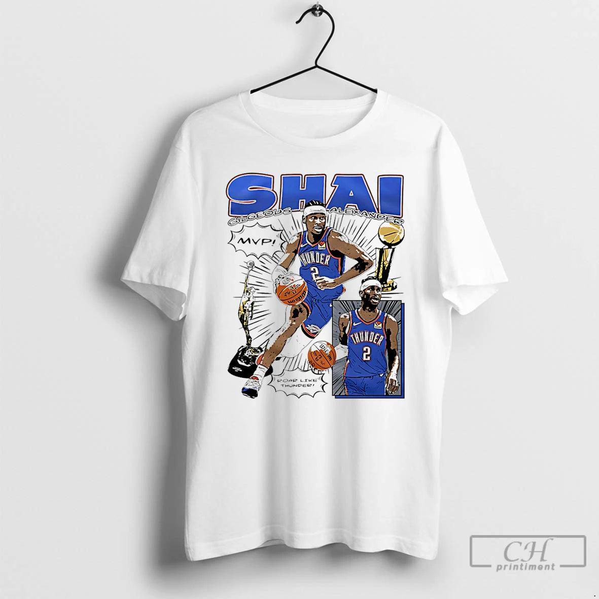 Premium Shai Gilgeous Alexander Oklahoma City Thunder Comic T-Shirts, Hoodie, Sweatshirt | ZylaModa.com