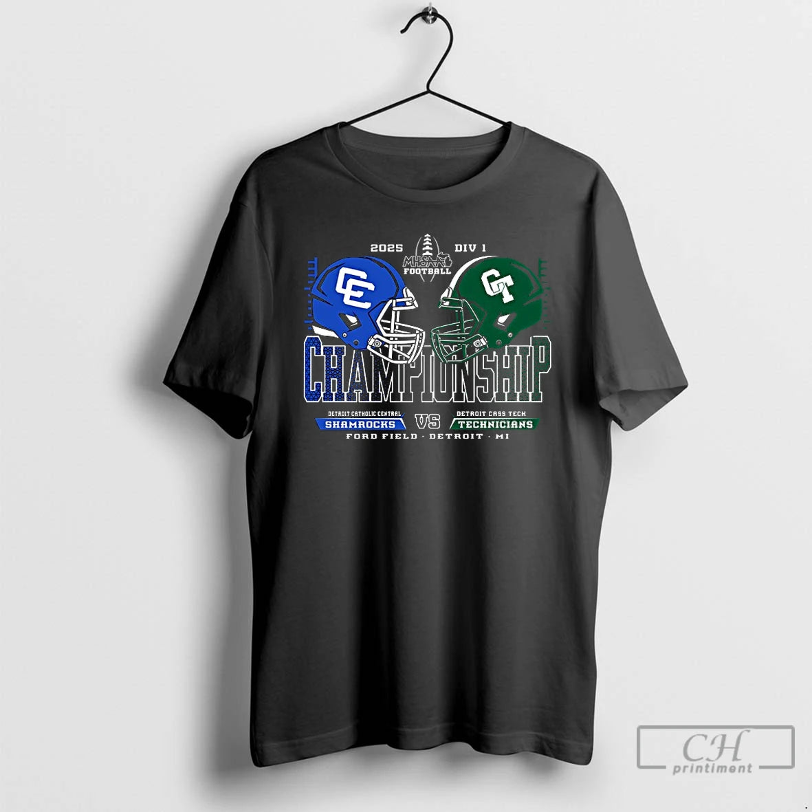 Premium Shamrocks Vs Technicians 2025 Mhsaa Football D1 Championship T-Shirts, Hoodie, Sweatshirt | ZylaModa.com