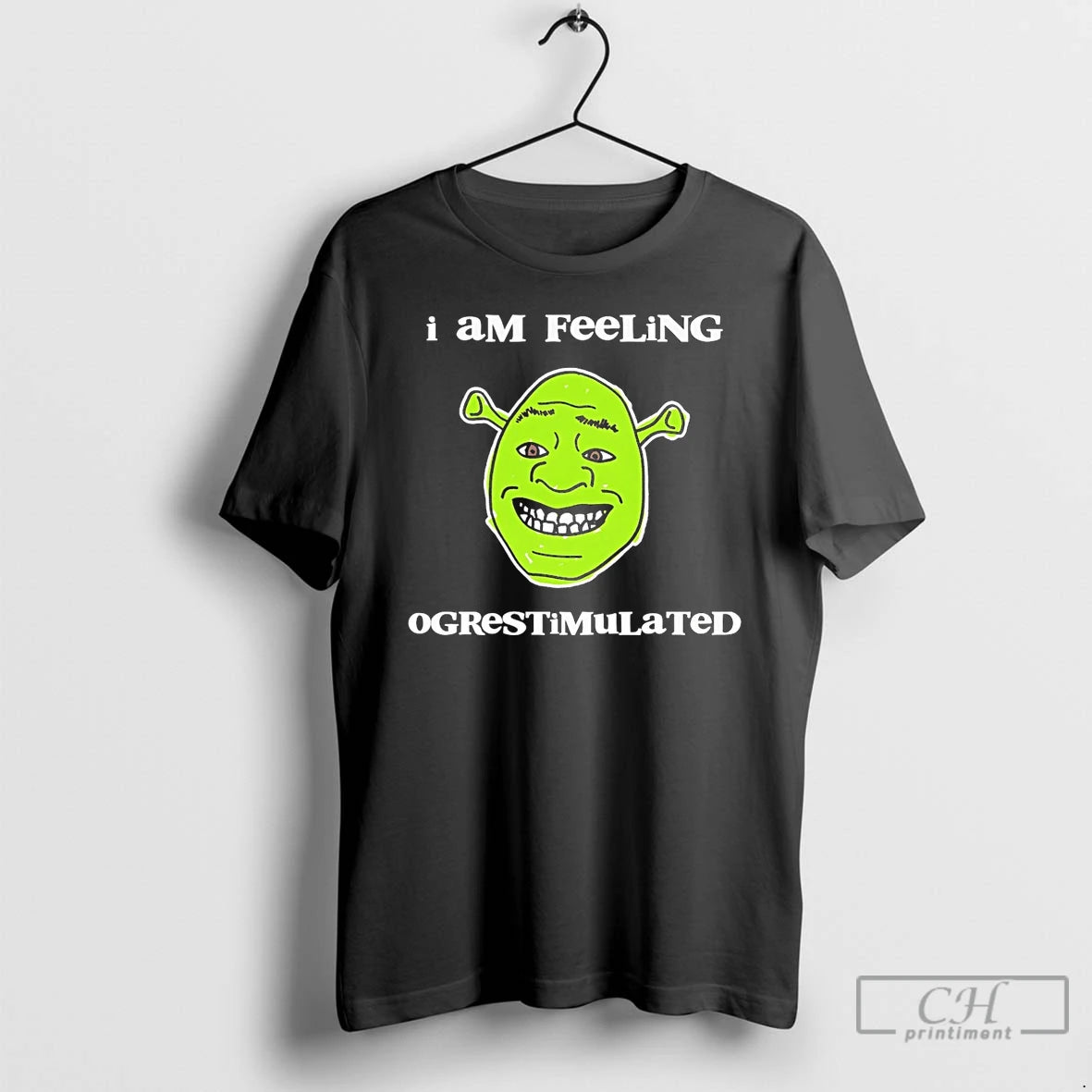 Premium Shrek I Am Feeling Ogrestimulated Big Head T-Shirts, Hoodie, Sweatshirt | ZylaModa.com