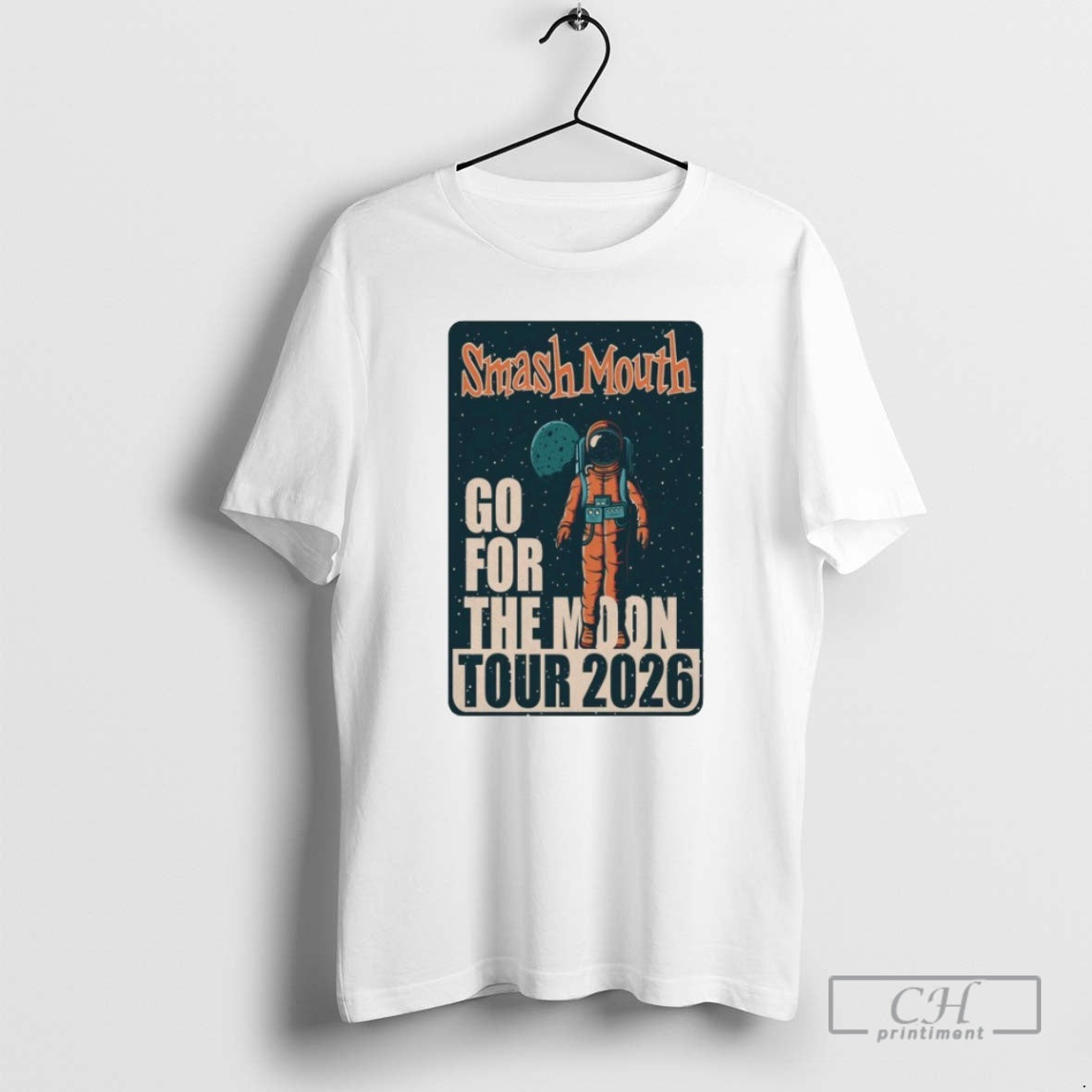 Premium Smash Mouth Go For The Moon Tour 2026 Astronaut Shirt Sweater Hoodie, Sweatshirt | ZylaModa.com