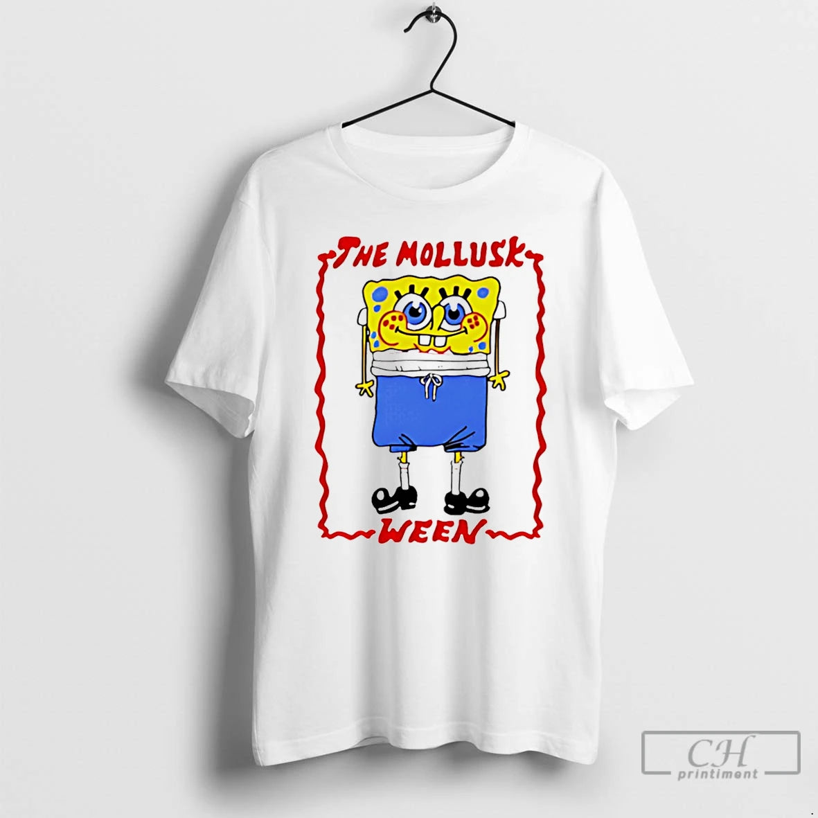 Premium Spongeb The Mollusk Ween T-Shirts, Hoodie, Sweatshirt | ZylaModa.com