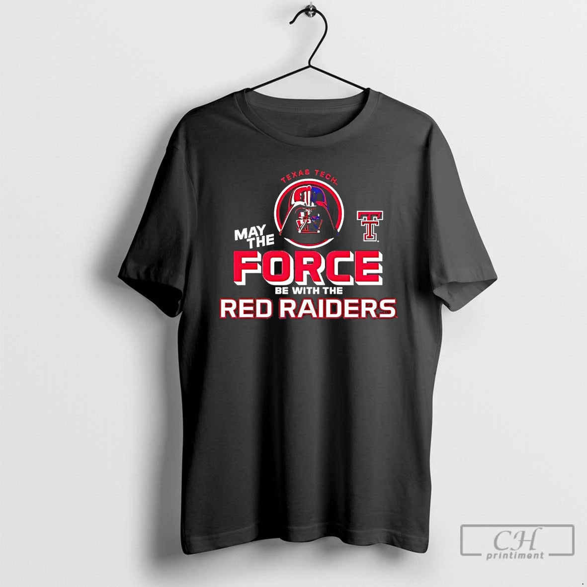 Premium Texas Tech May The Force Be With The Red Raiders Darth Vader T Shirts Hoodie, Sweatshirt | ZylaModa.com