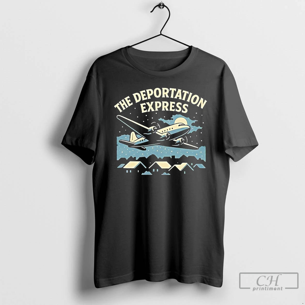 Premium The Deportation Express Plane Vintage T-Shirts, Hoodie, Sweatshirt | ZylaModa.com