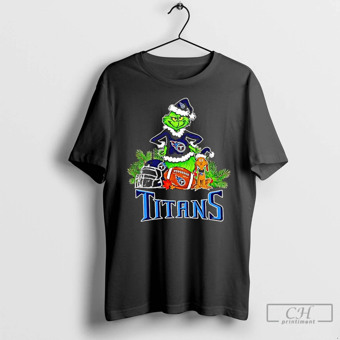 Premium The Grinch And Max Tennessee Titans Christmas Helmet Items T-Shirts, Hoodie, Sweatshirt | ZylaModa.com