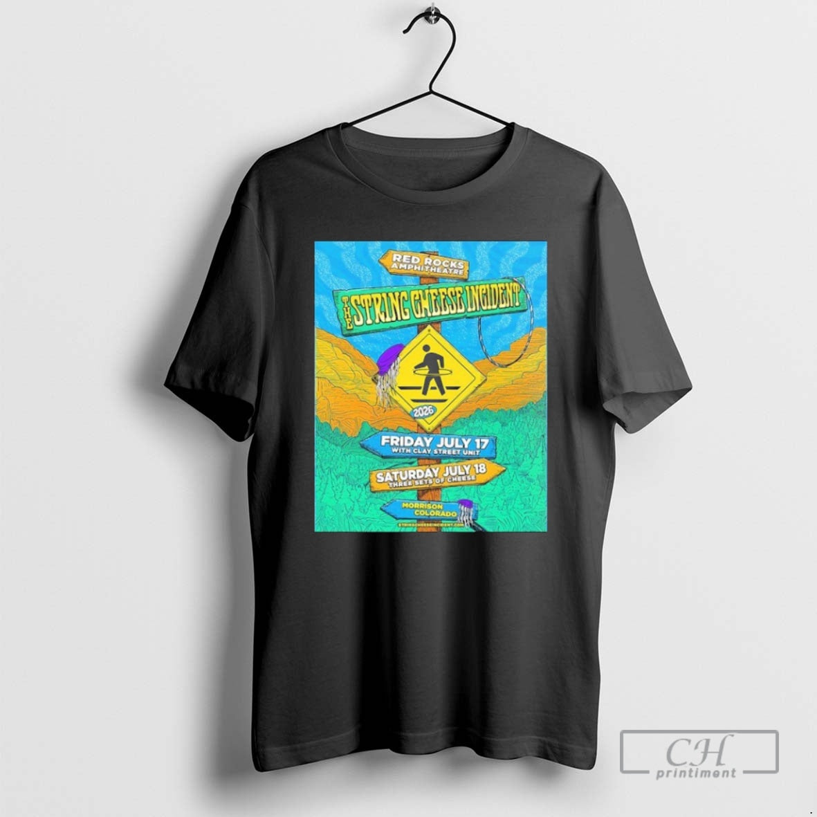 Premium The String Cheese Incident Live At Red Rocks Amphitheatre In Morrison Colorado From July T-Shirts, Hoodie, Sweatshirt