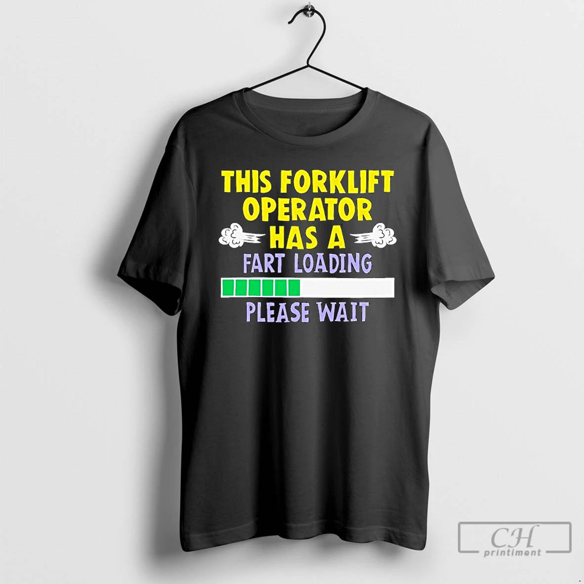 Premium This Forklift Operator Has A Fart Loading Please Wait Ornaments T-Shirts, Hoodie, Sweatshirt | ZylaModa.com