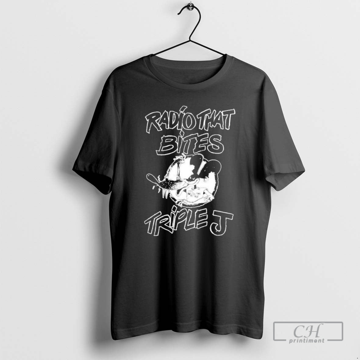 Premium Triple J 50 Years Radio That Bites Rat Shirt Sweater Hoodie, Sweatshirt | ZylaModa.com