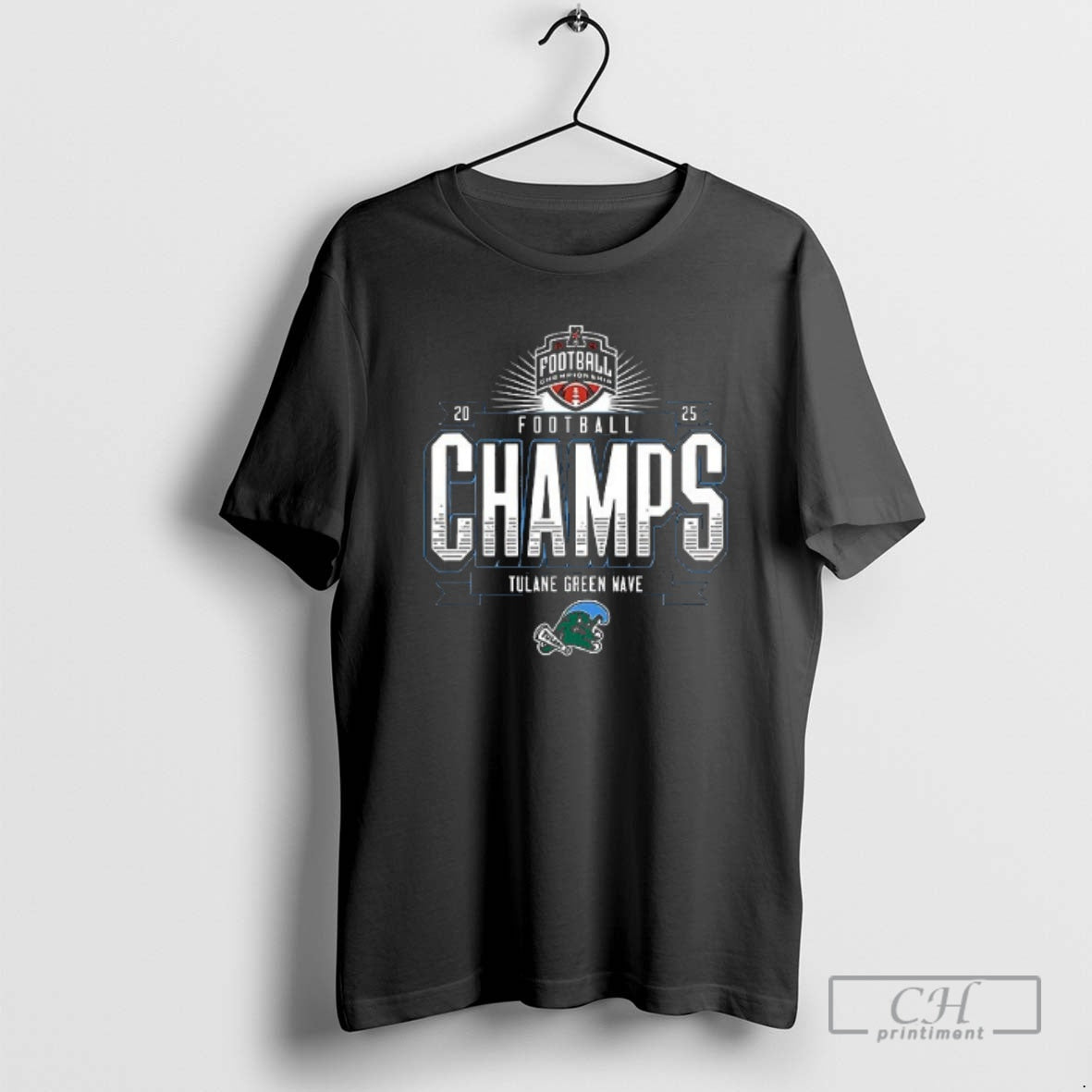 Premium Tulane Green Wave American Football Champions Logo Double Graphic Shirt Sweater Hoodie, Sweatshirt | ZylaModa.com