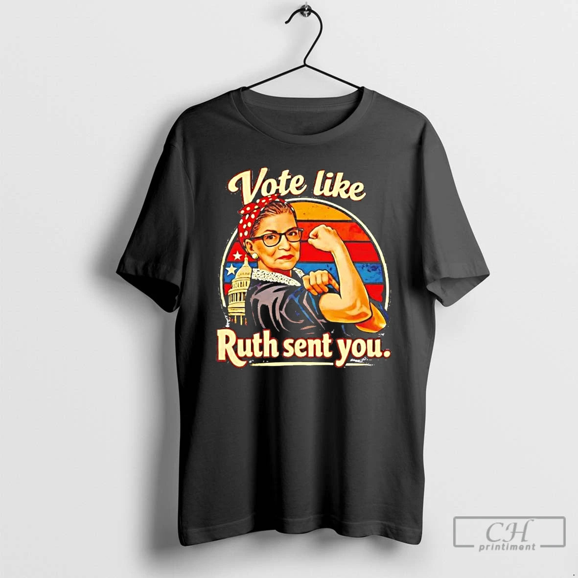 Premium Vote Like Ruth Bader Ginsburg Sent You Feminist Vintage T-Shirts, Hoodie, Sweatshirt | ZylaModa.com