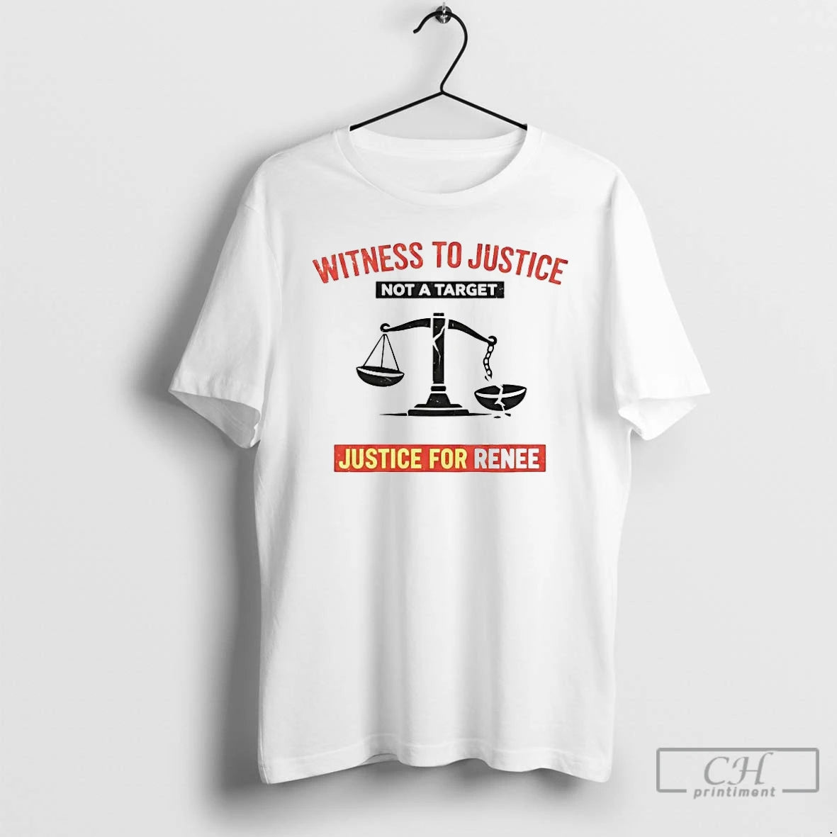 Premium Witness To Justice Not A Target Justice For Renee T-Shirts, Hoodie, Sweatshirt | ZylaModa.com