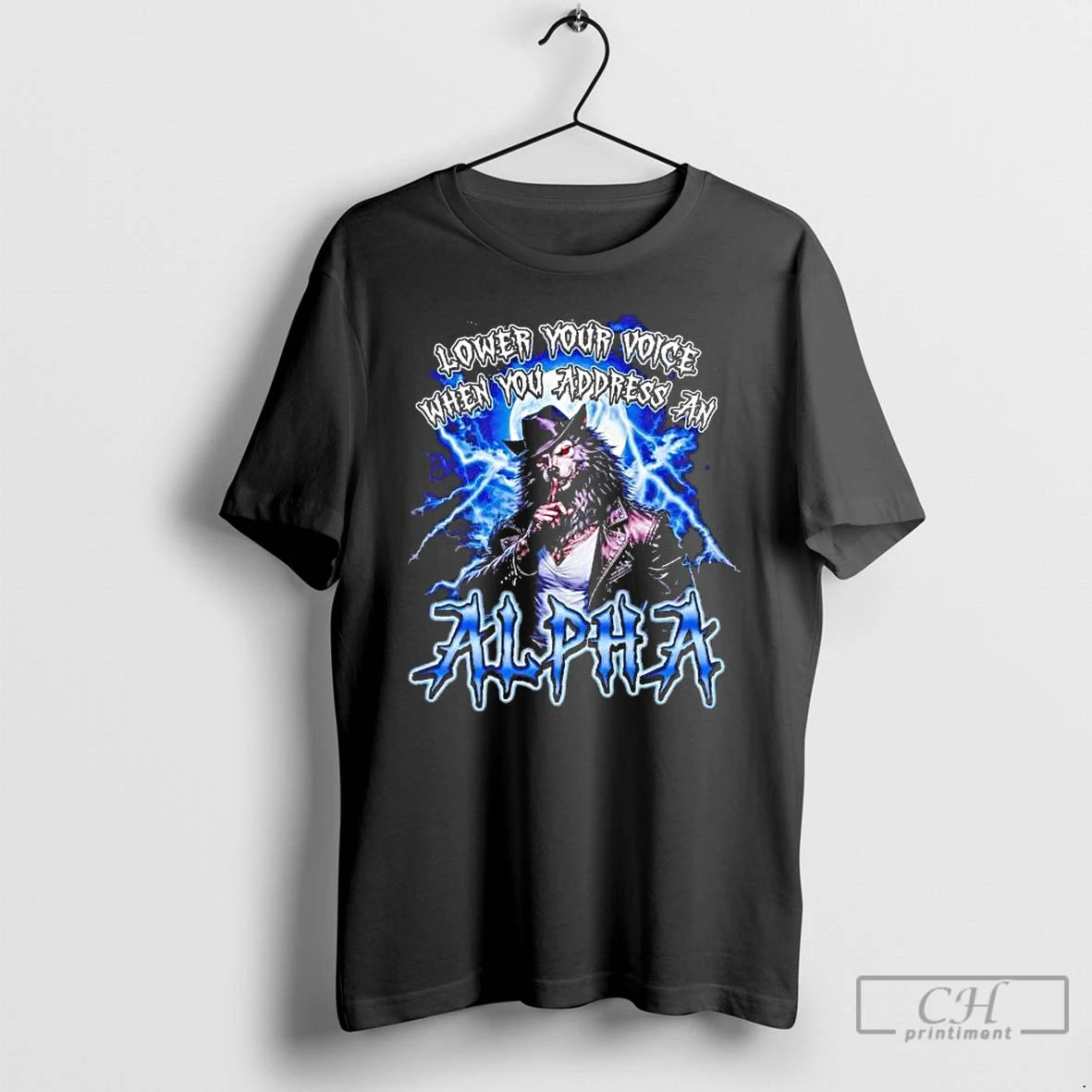 Premium Wolf Lower Your Voice When You Address An Alpha T-Shirts, Hoodie, Sweatshirt | ZylaModa.com