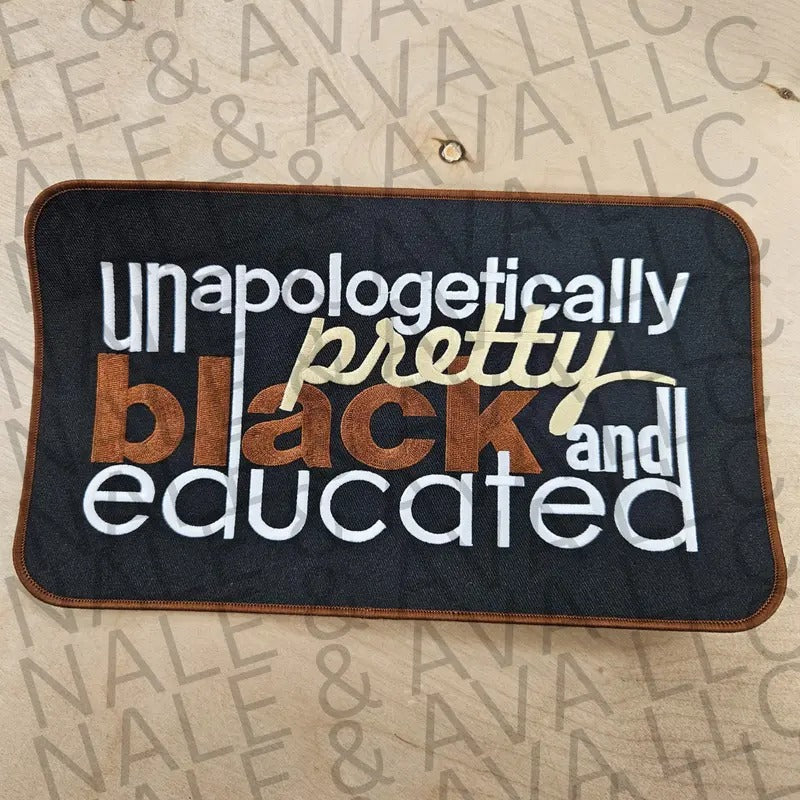 Pretty Black Educated Embroidered Patch ONLYstyle{n002}2 T-Shirts, Hoodie, Sweatshirt | ZylaModa.com