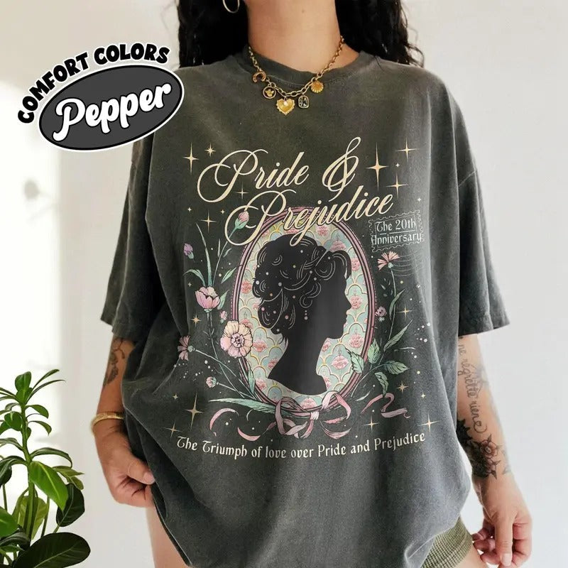 Pride and Prejudice Comfort Colors Shirt For Fan, Elizabeth Bennet Inspired T Shirt, Obstinate Headstrong Girl Tee, Mr...