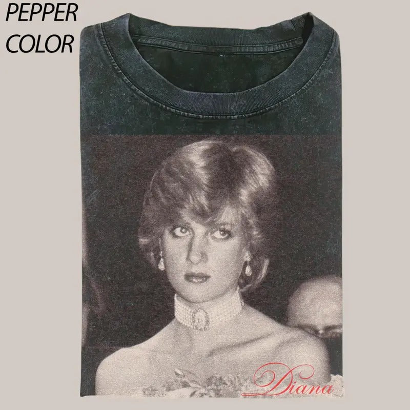 Princess Diana Vintage Graphic T-Shirt, Unisex Crewneck T-Shirt, Gift For Men Women Hoodie, Sweatshirt | ZylaModa.com