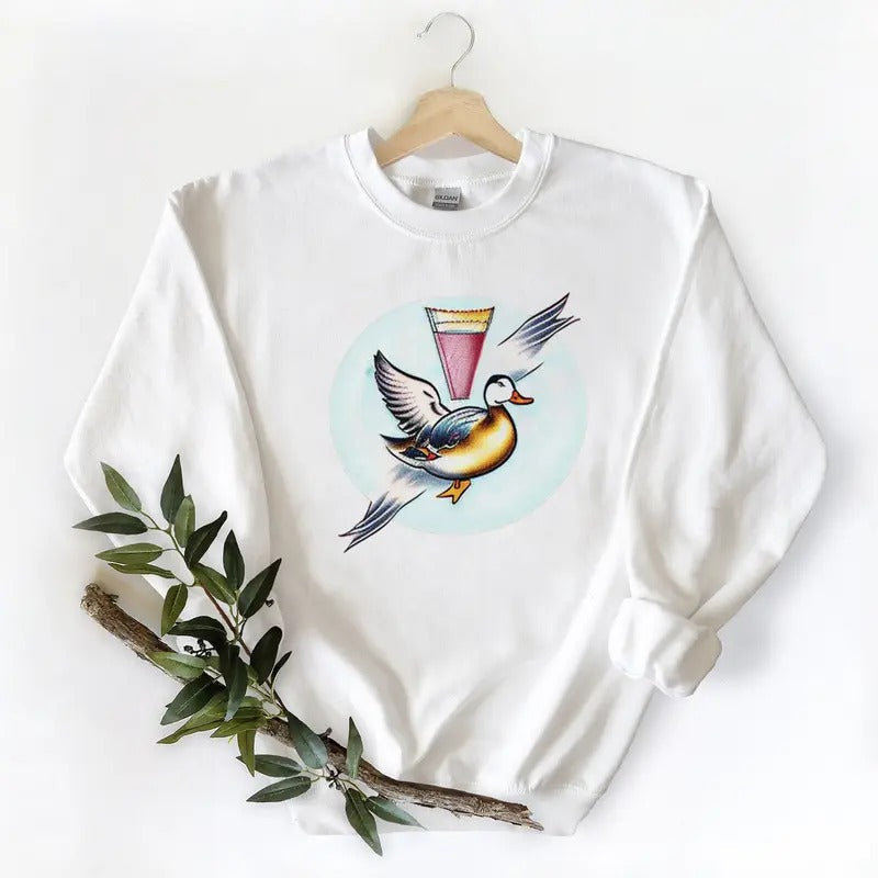 Print Mallard Duck art Unisex Tshirt Sweatshirt Hoodie, for duck hunters, husbands and Mallard duck lovers | ZylaModa.com