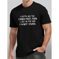 Print Men's Regular Fit Round Neck Short Sleeve I Gotta See The Candy First Tee Fashion T-Shirt Top for Spring Summer...