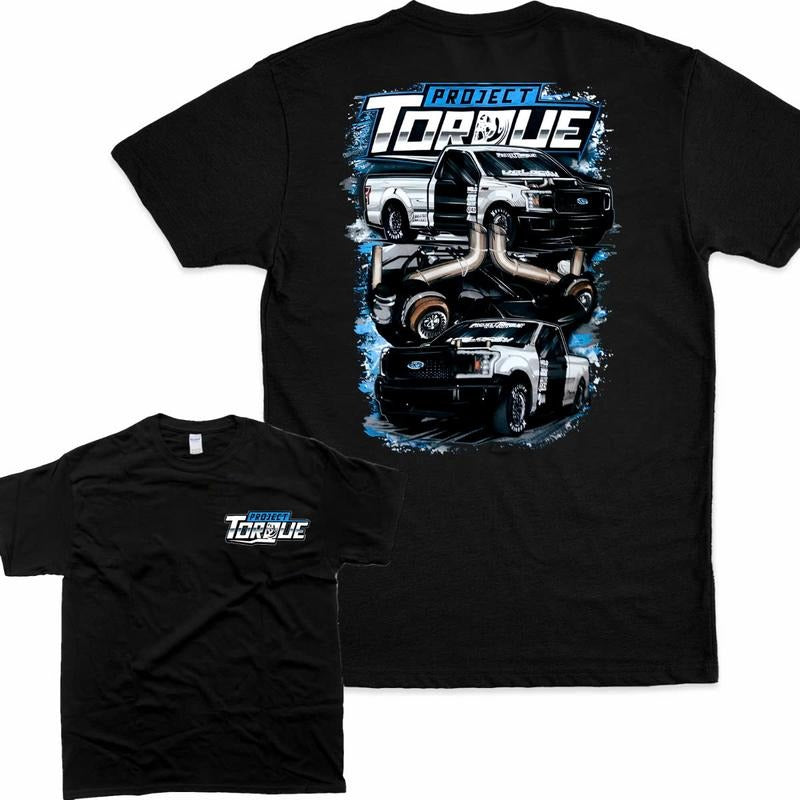 Project Torque Car Double Sided T-Shirt Graphic , Streetwear for Everyone Top Crewneck Hoodie, Sweatshirt | ZylaModa.com
