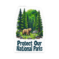 Protect Our National Parks Sticker, Classic Park Entrance Sign Decal, Public Lands Conservation Sticker, Cool Gift for...