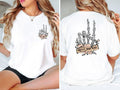 Protect Your Peace Shirt, Flower Skull Shirt, Skeleton Hand Shirt, Motivational Shirt, Dead Inside Shirt, Back And Front...