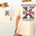 Proud Gen X Member Customized Year Shirt - Cream Cotton Top - All Sizes Available Hoodie, Sweatshirt | ZylaModa.com