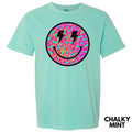 Psychedelic Leopard Happy Face Comfort Colors T-Shirt 'NLB' Hoodie, Sweatshirt | ZylaModa.com