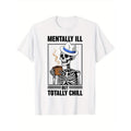 Psychotic but super cool Halloween costume skeleton T-shirt Made in USA Hoodie, Sweatshirt | ZylaModa.com