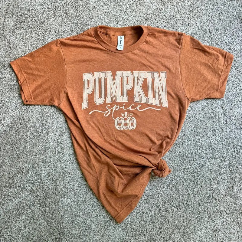 Pumpkin Spice Graphic Tee Hoodie, Sweatshirt | ZylaModa.com