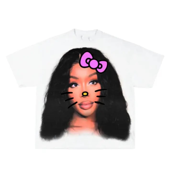 Purple Sza Kitty T-shirt, Rap Hip Hop Tee Hoodie, Sweatshirt | ZylaModa.com