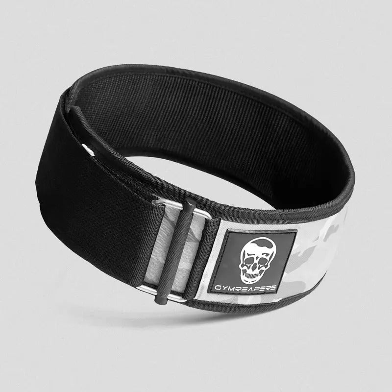 Quick Locking Weightlifting Belt | Premium Back Support - White Camo T-Shirts, Hoodie, Sweatshirt | ZylaModa.com