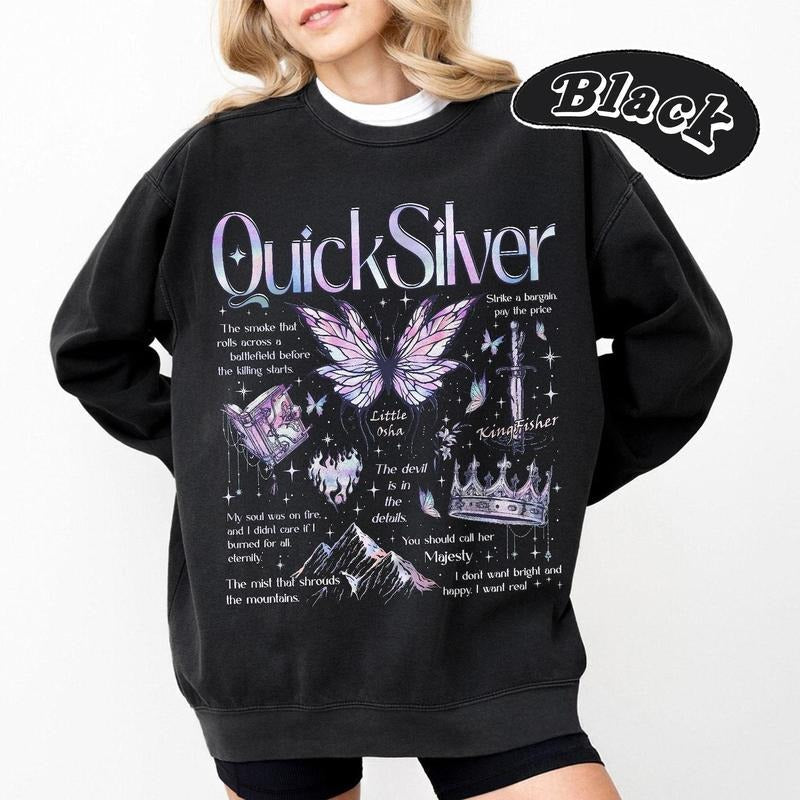Quicksilver Sweatshirt, Little Osha Butterfly Sweat, Saeris Fane Kingfisher Inspired Tee, Quicksilver Callie Hart Sweat...