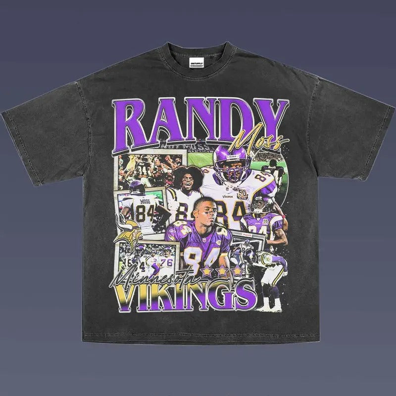 RANDY MOSS 1.0 VINTAGE TEE | AMERICAN FOOTBALL | GIFT FOR FAN Hoodie, Sweatshirt | ZylaModa.com