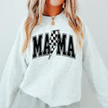 RETRO LIGHTNING BOLT MAMA CREWNECK, MAMA SWEATSHIRT, MOTHER'S DAY GIFT, CASUAL COTTON CREWNECK HOODIE, WOMENS SWEATSHIRT...