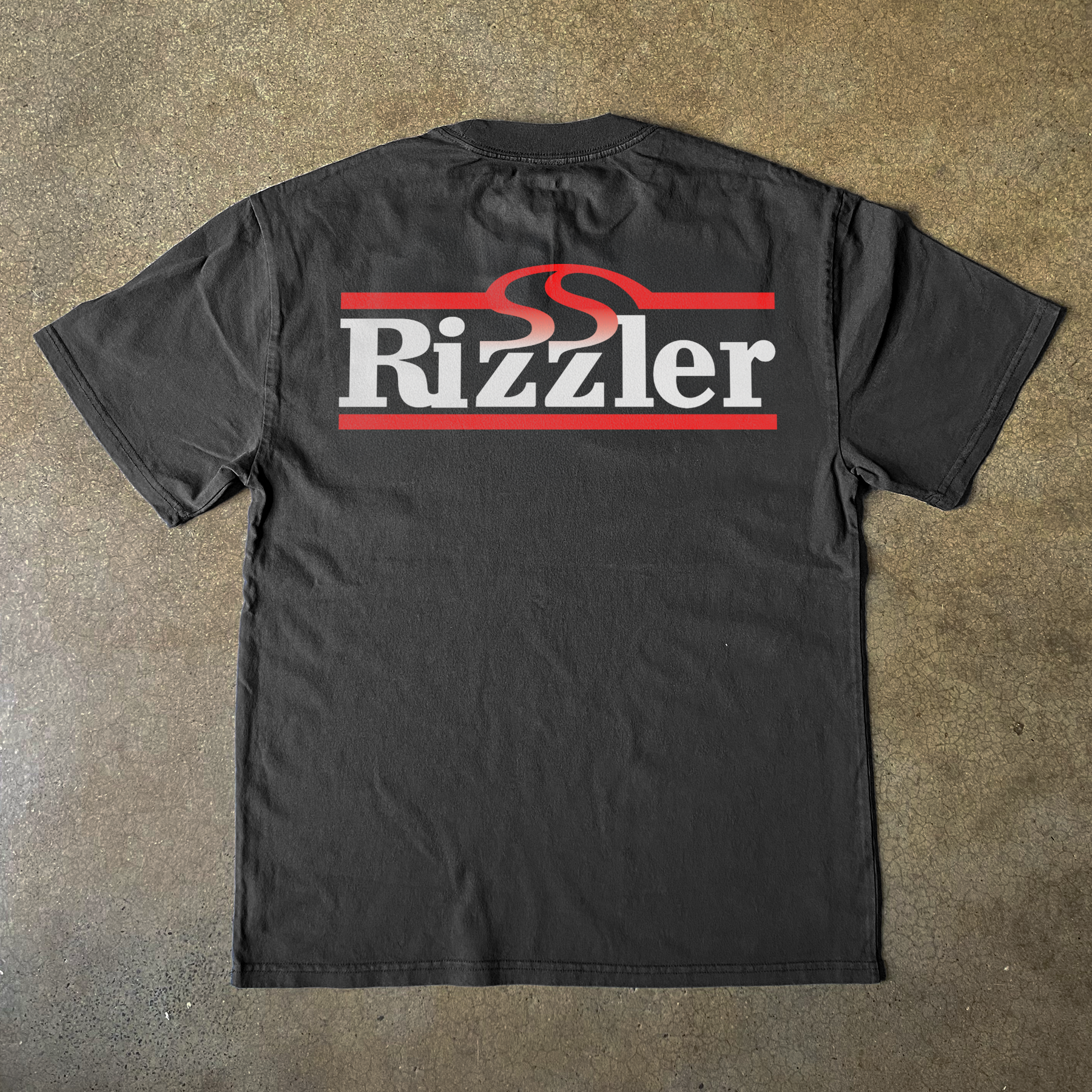 'RIZZLER' SIZZLER STEAK HOUSE HEAVYWEIGHT BLACK T-SHIRT Hoodie, Sweatshirt | ZylaModa.com (Image 1)