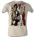 Rocky Mens S/S T-Shirt - Italian Stallion - Solid Natural Hoodie, Sweatshirt | ZylaModa.com