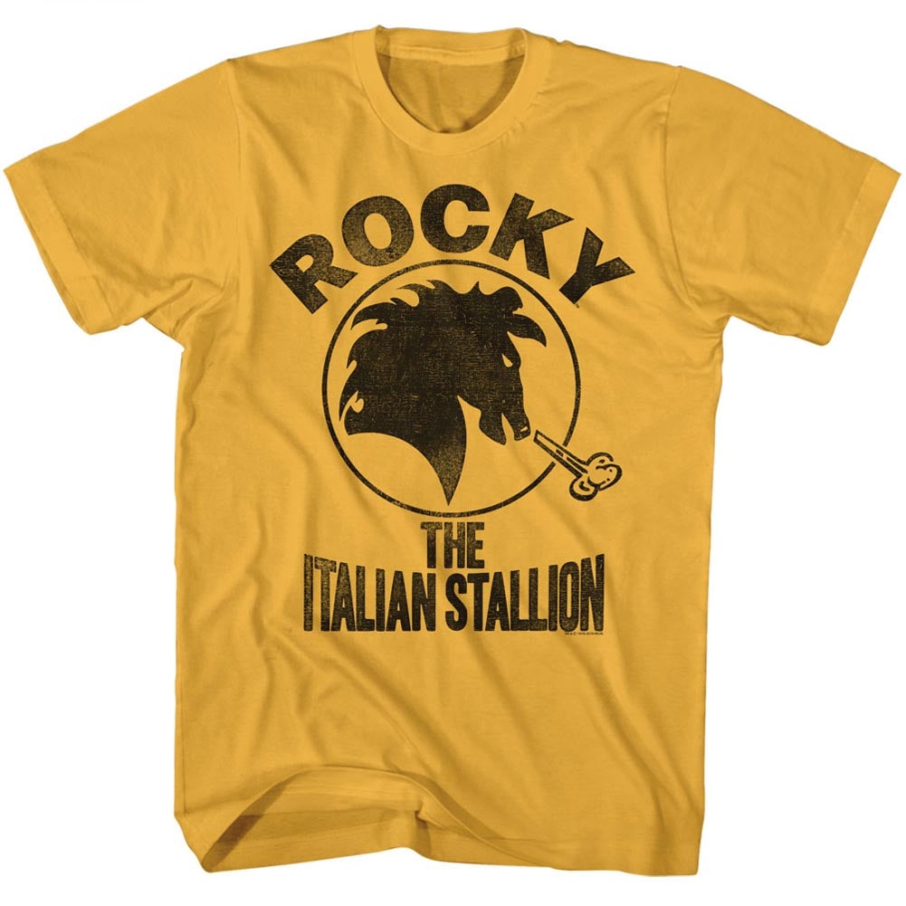 Rocky Mens S/S T-Shirt - Itallionstallion - Solid Ginger Hoodie, Sweatshirt | ZylaModa.com