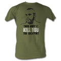Rocky Mens S/S T-Shirt - Kill You To Death - Solid Military Green Hoodie, Sweatshirt | ZylaModa.com