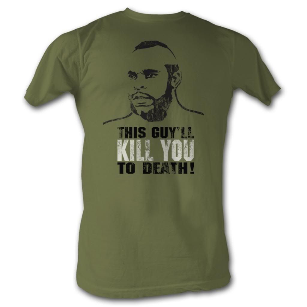 Rocky Mens S/S T-Shirt - Kill You To Death - Solid Military Green Hoodie, Sweatshirt | ZylaModa.com