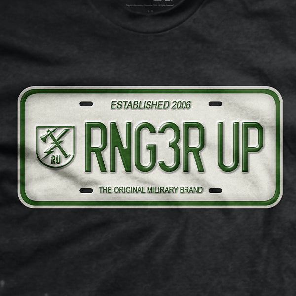 RNG3R UP License Plate T-Shirt Hoodie, Sweatshirt | ZylaModa.com (Image 2)