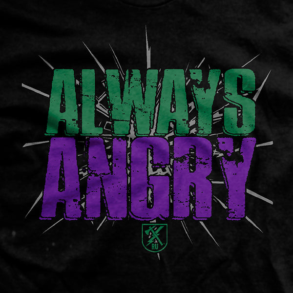 Men's Always Angry T-shirt Hoodie, Sweatshirt | ZylaModa.com (Image 2)