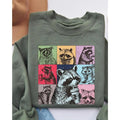 Racoon Drink Coffee Sweatshirt, Racoon Meme Sweatshirt, Funny Racoon Sweater, Funny Trash Panda Shirt, Racoon Lover...