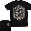 Rad Dad T-Shirt - Bold Camo Graphic for Trendy Dads Top Hoodie, Sweatshirt | ZylaModa.com