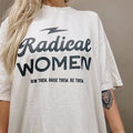 Radical Woman Feminist Empowering Graphic Tee Retro Graphic Tee Grunge Hippie Boho Graphic Hoodie, Sweatshirt | ZylaModa.com