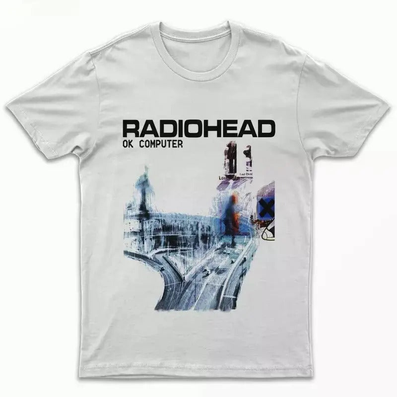 Radiohead Ok Computer T shirt Unisex Classic Hoodie, Sweatshirt | ZylaModa.com