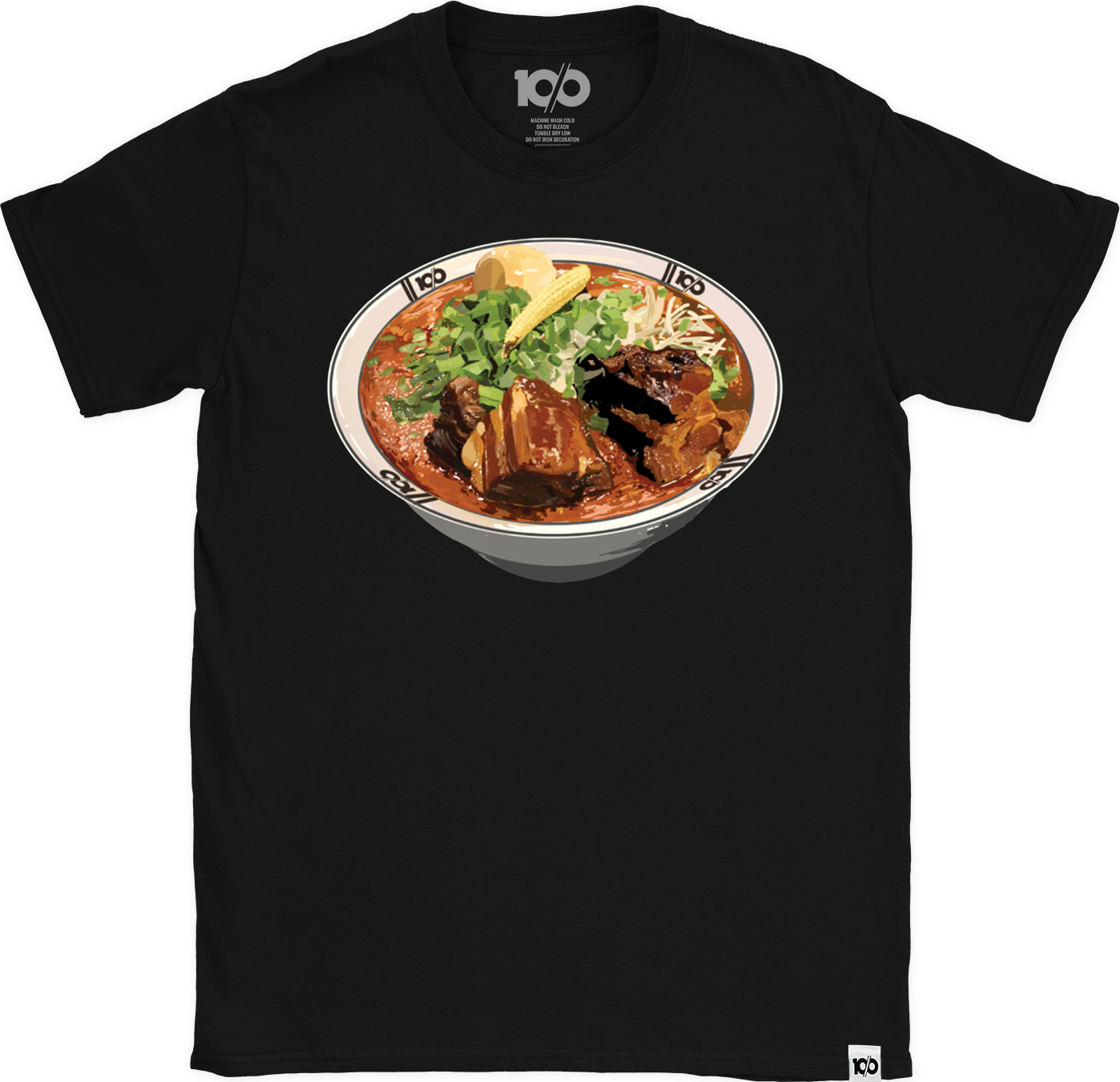 ten/o - 'Ramen' T-Shirt - Black Hoodie, Sweatshirt | ZylaModa.com (Image 1)